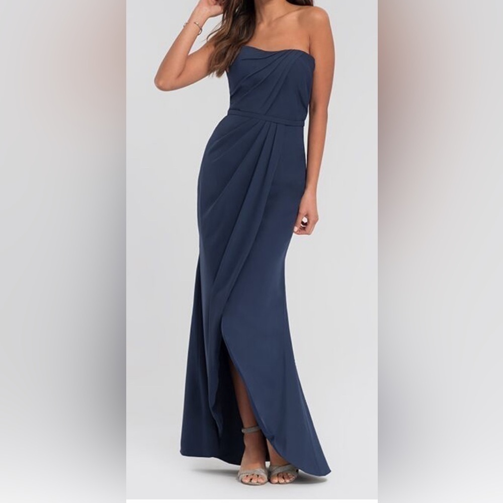 NWT Kleinfeld gown in navy. Size 8